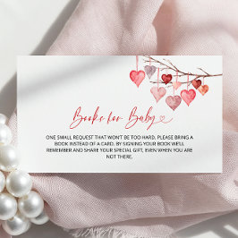 Little Sweetheart Baby Shower Books for Baby Begleitkarte