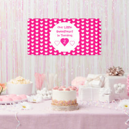 Little Sweetheart Birthday Banner