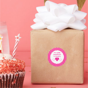 Little Sweetheart Birthday Runder Aufkleber