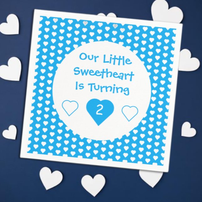 Little Sweetheart Birthday Serviette (Von Creator hochgeladen)