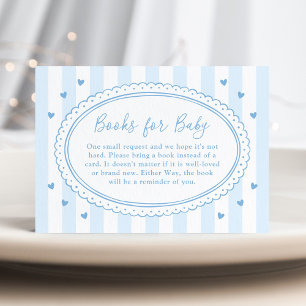 Little Sweetheart Blue Bow Bücher für Baby Begleitkarte