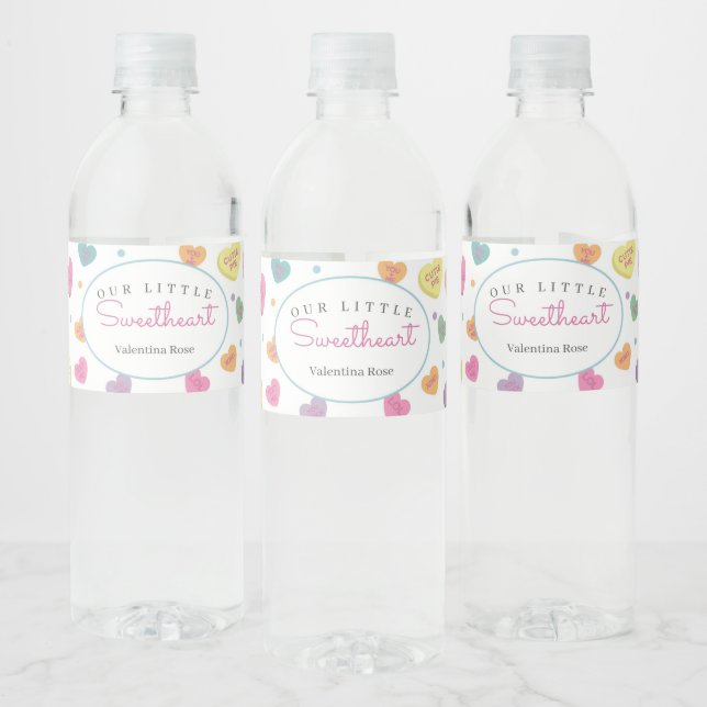 Little Sweetheart Candy Februar Party Dekoration (Flaschen)