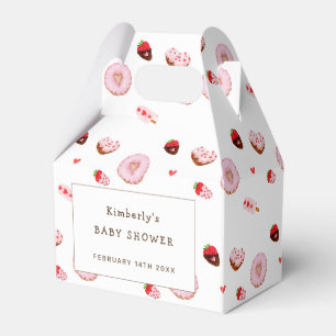 Little Sweetheart Donuts Valentines Baby Dusche Geschenkschachtel