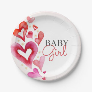 Little Sweetheart Februar Party Pappteller
