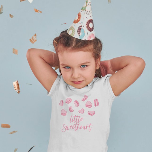 Little Sweetheart Girl Birthday Party Kleinkind T-shirt (Von Creator hochgeladen)