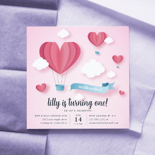 Little Sweetheart Kindergeburtstag Party Einladung