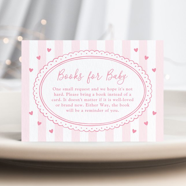 Little Sweetheart Pink Bow Books for Baby Begleitkarte (Von Creator hochgeladen)