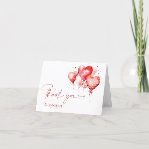 Little Sweetheart Valentine Day Baby Dusche Dankeskarte