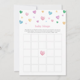 Little Sweetheart Valentine Heart Baby Bingo Game