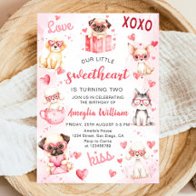 Little Sweetheart Valentine Welppy zum Geburtstag