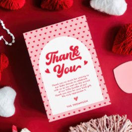 Little Sweetheart Valentines Baby Dusche Dankeskarte