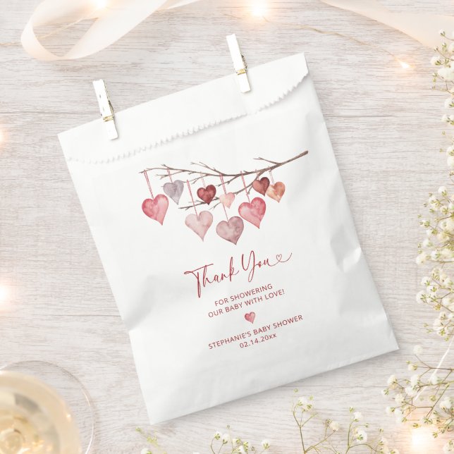 Little Sweetheart Valentines Baby Dusche Geschenktütchen (Ausgeschnitten)