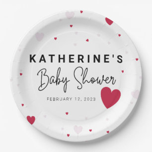 Little Sweetheart - Valentine's Baby Shower Pappteller