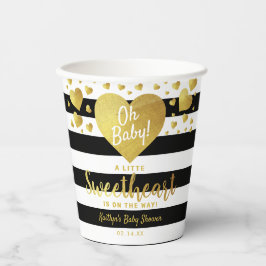 Little Sweetheart Valentine's Day Baby Shower Pappbecher