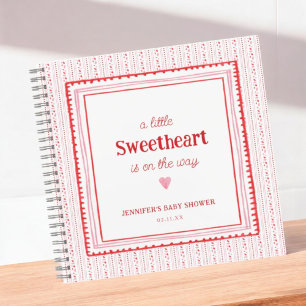 Little Sweetheart Valentine's Shower Guestbook Notizbuch