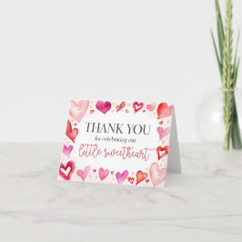 Little Sweetheart Vielen Dank, dass Sie Geburtstag Dankeskarte