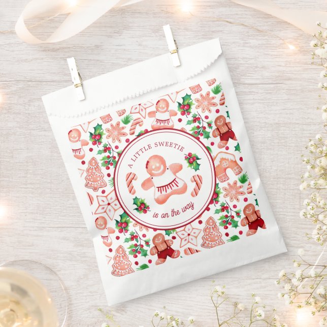Little Sweetie Gingerbread Weihnachtsdusche Geschenktütchen (Ausgeschnitten)