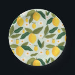 Little Sweetie Lemon Blume Blossom Pappteller<br><div class="desc">Little Sweetie Lemon Blume Blossom</div>