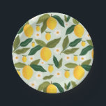 Little Sweetie Lemon Blume Blossom Pappteller<br><div class="desc">Little Sweetie Lemon Blume Blossom</div>