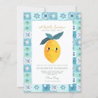 Little Sweetie Lemon Citrus Baby Dusche