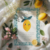 Little Sweetie Lemon Citrus Baby Dusche