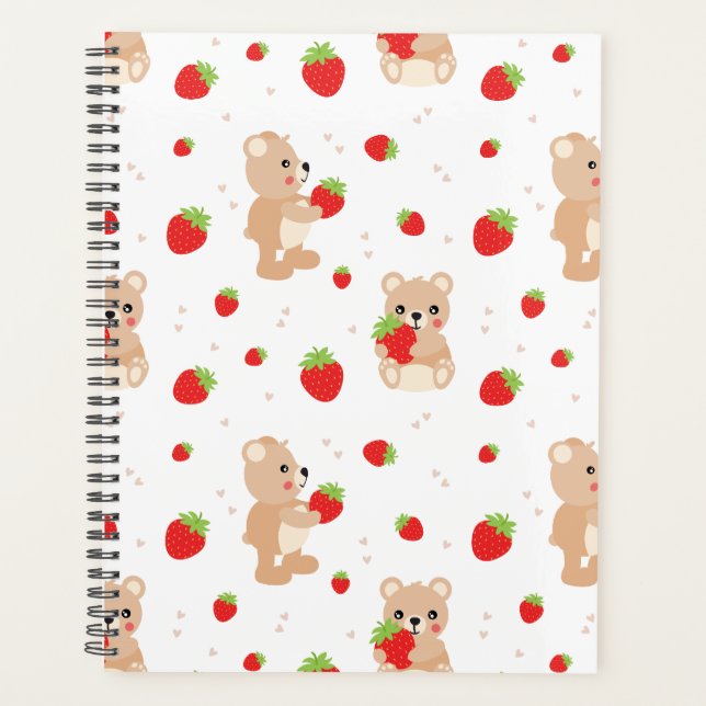 Little teddy bear with strawberry (Devant)