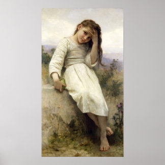 Little Thief Canvas Print Poster