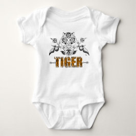 Little Tiger Vintager Tiger Print Baby Shirt