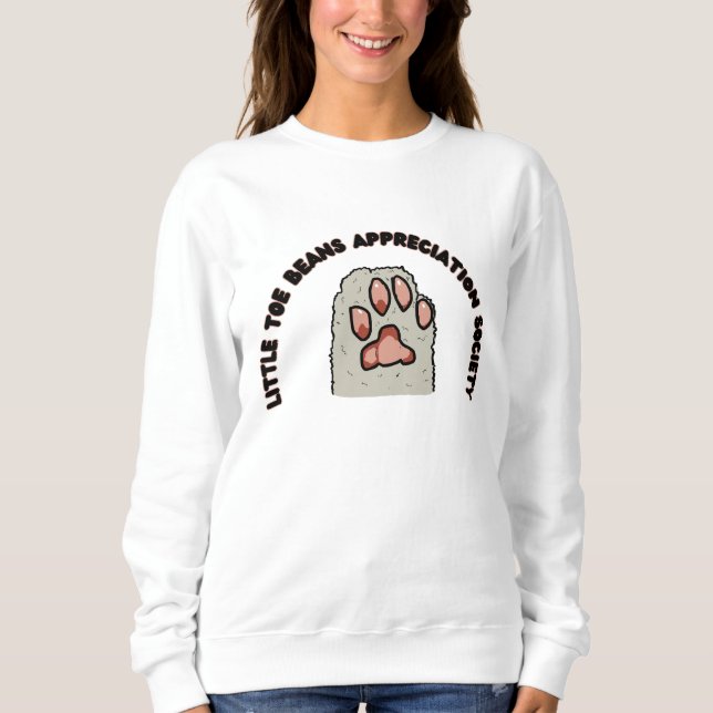 Little Toe Beans Appreciation Society Sweatshirt (Vorderseite)