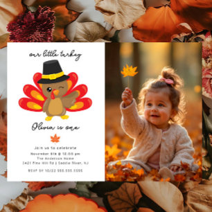 Little Turkey 1. Geburtstag Einladung