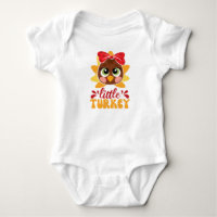 Little Turkey Girl Kids Erntedank