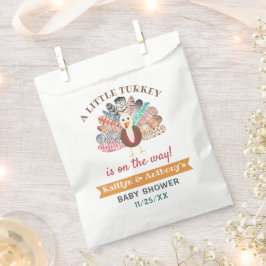 Little Turkey On The Way! Thanksgiving Baby Shower Geschenktütchen