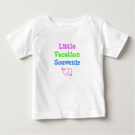 Little Vacation Souvenir Niedlich Funny Baby T-shirt