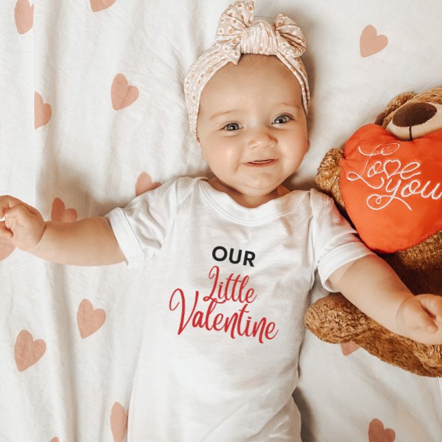 Little Valentine auf dem Weg zur Schwangerschaftsa Baby Strampler (Von Creator hochgeladen)