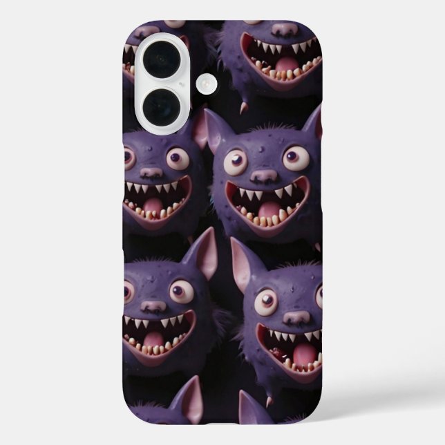 Little Vampire Bats iPhone 16 Hülle (Rückseite)