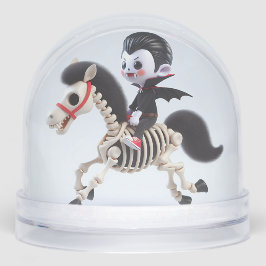 Little Vampire on a Horse, von Natasha Us Schneekugeln