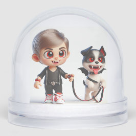 Little Vampire with a Friend, by Natasha Us Schneekugeln