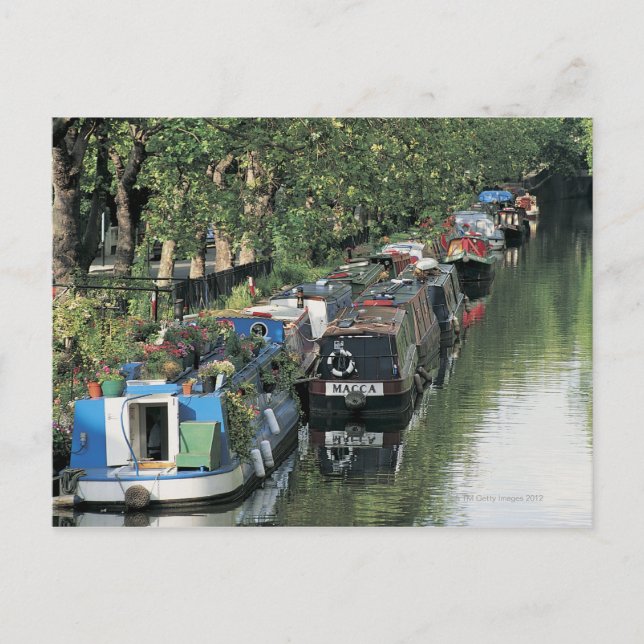 Little Venice in London, England Postkarte (Vorderseite)