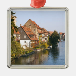 Little Venice (Klein Venedig) und Regnitz Silbernes Ornament