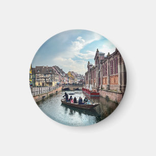 Little Venice River Boat Magnet