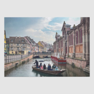 Little Venice River Boat Seidenpapier