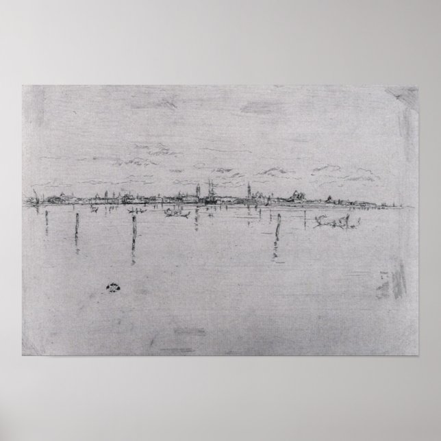 Little Venice von James Abbott McNeill Whistler Poster (Vorne)