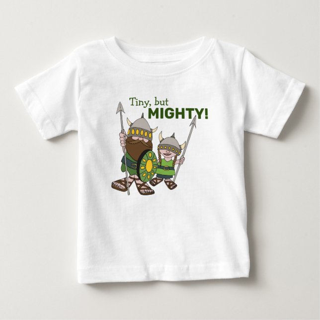 Little Vikings Baby Fine Jersey T - Shirt (Vorderseite)
