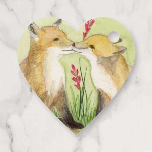 Little Vixens Geschenkanhänger (Rückseite)