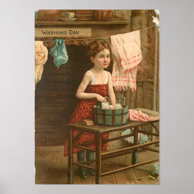 Little Wash Girl Poster (Vorne)