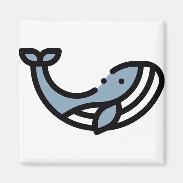 Little Whale Magnet (Vorne)