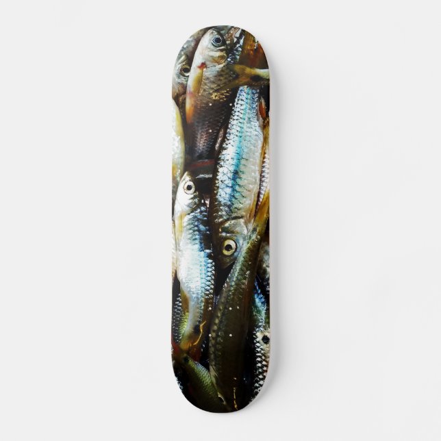 Little White Fish #2 Skateboard (Vorderseite)