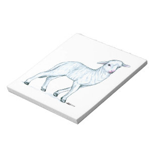 Little White Lamb Notizblock
