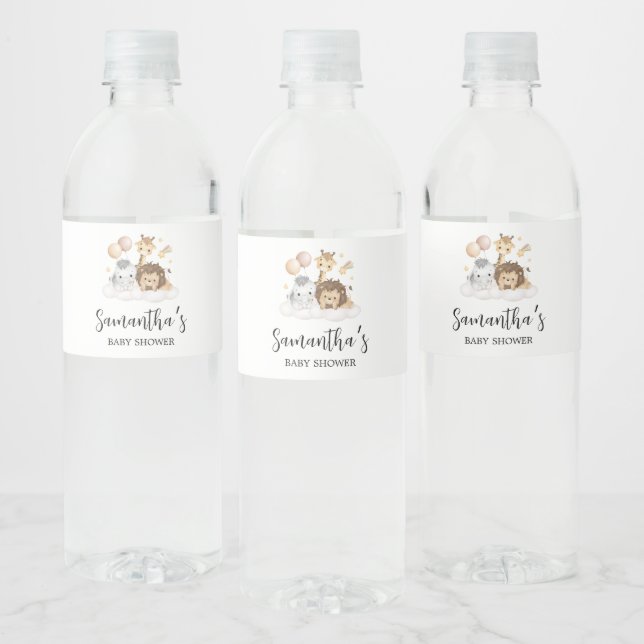 Little Wild One Niedlich Baby Dusche (Flaschen)
