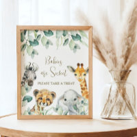 Little Wild One Safari Baby Shower bevorzugt Schil
